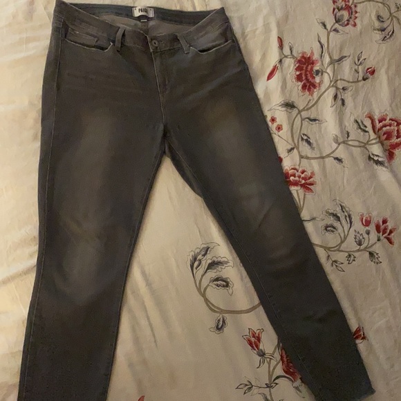 Low rise skinny grey jeans “Paige” - Picture 2 of 3